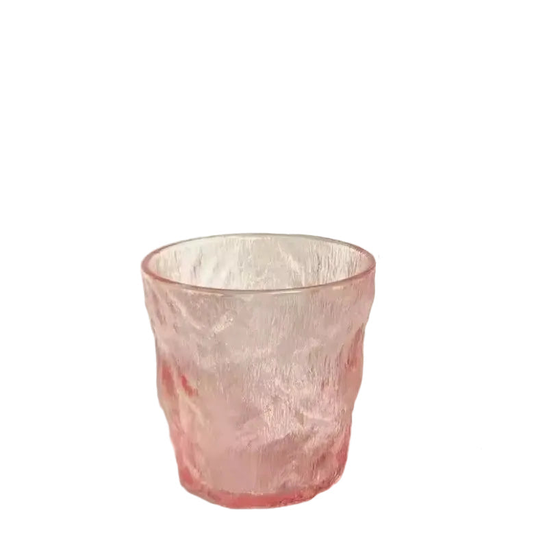 Glacier Series Drinking Glass 280mL(pink)