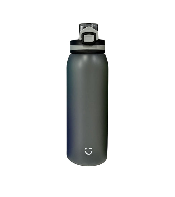 Vibrant Sports Portable Plastic Bottle with Handle 900mL(Black)