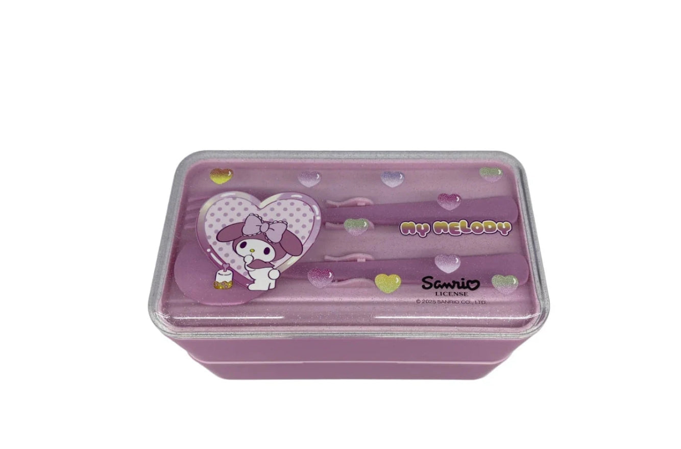 My Melody Sweet Factory Double Layer Lunch Box 1000mL