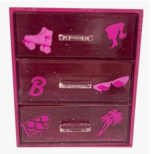 Barbie Pink Collection 3-Tier Drawer Organizer