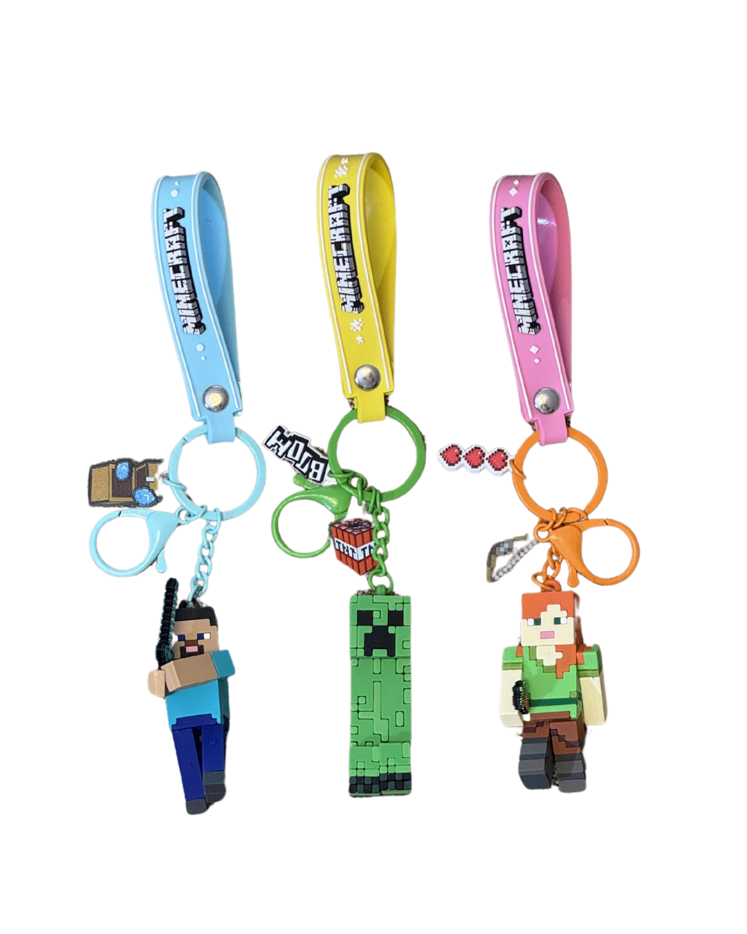 Minecraft 3D Keychain – Miniso Jordan