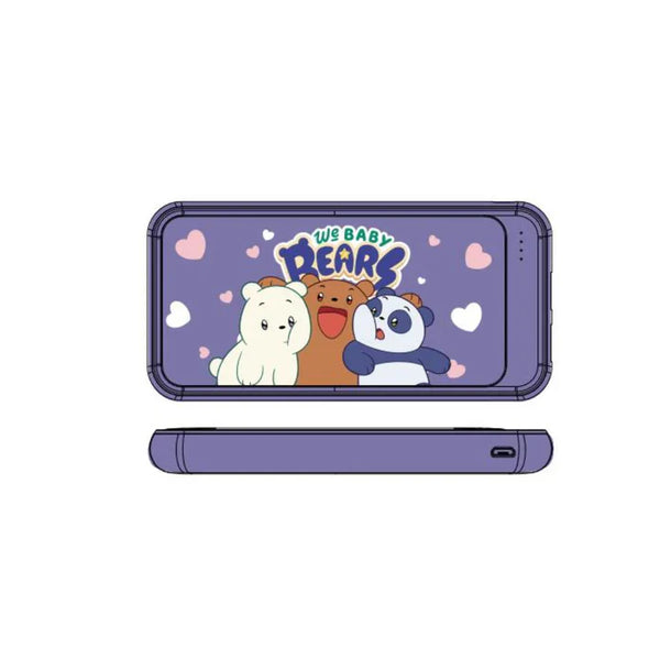 WE BABY BEARS Collection 10000mAh Power Bank(Purple)  Model: F75