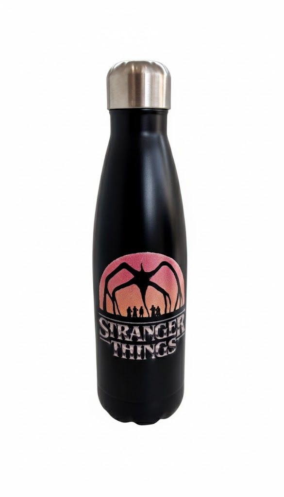 Stranger Things Collection Double-Wall Insulated Bottle 500mL (Black)