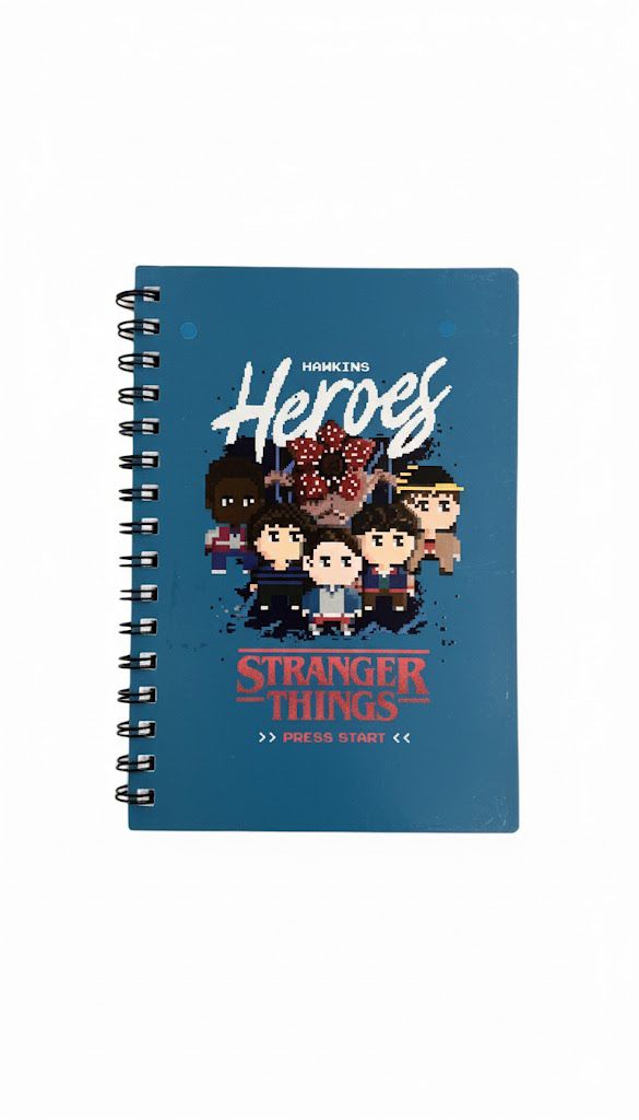 Stranger Things Collection A5 Wire-bound Book (100 Sheets) (with 1 Sticker Sheet)