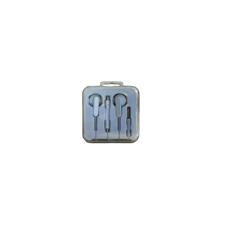 3.5mm Half In-Ear Headphones Model: C20(White)