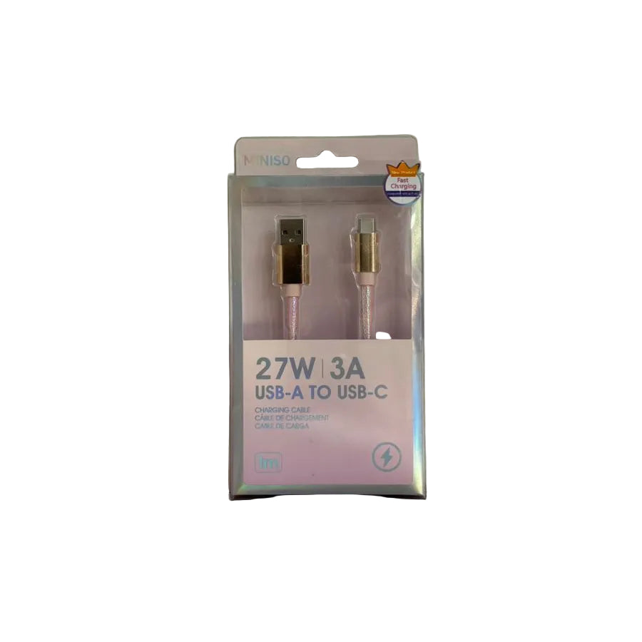 Type-C Cable(Gradient Pink)