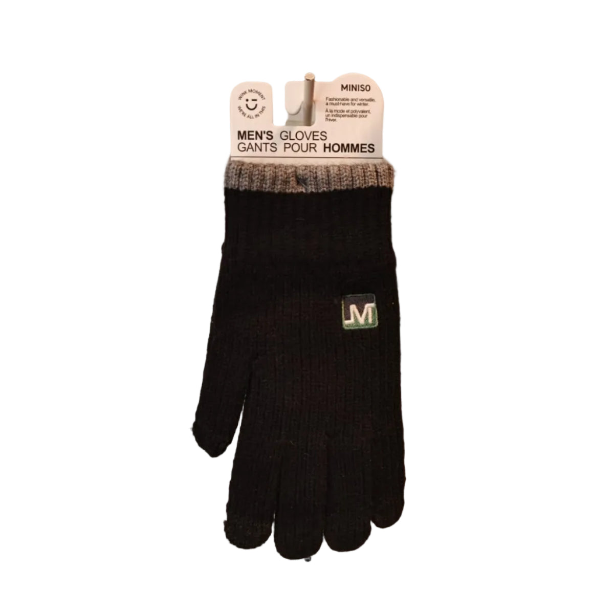 Men's Letter M Embroidered Gloves (4 colors)