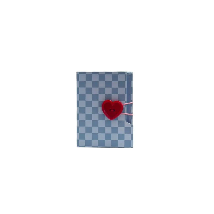 Big Button Series Heart Button Notepad Set