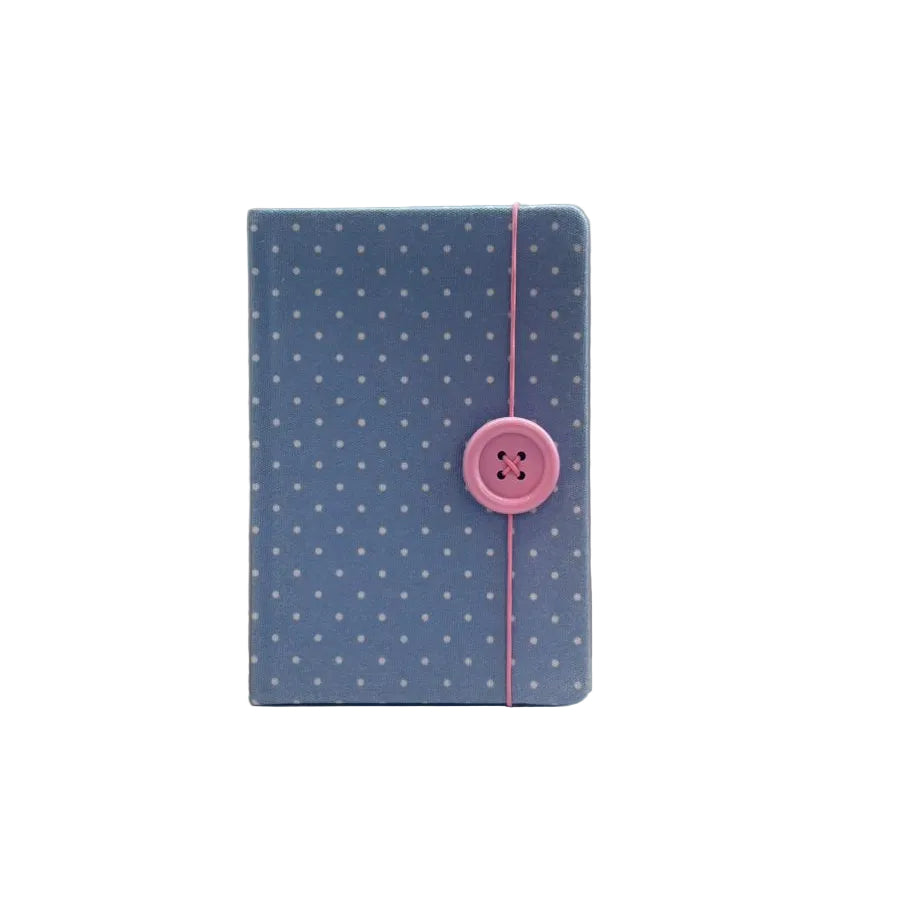 Big Button Series Round Button A5 Fabric-Cover Book (80 Sheets) Big Button Series Round Button A5 Fabric-Cover Book (80 Sheets)