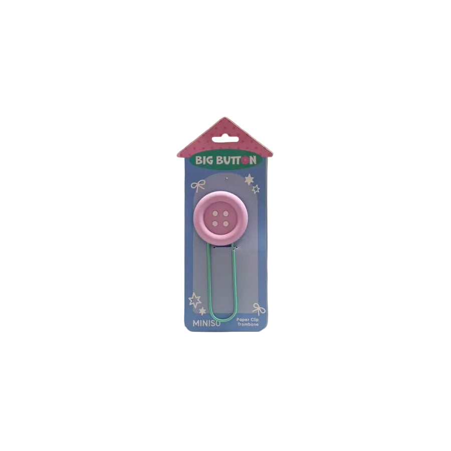 Big Button Series 10cm Round Button Paper Clip
