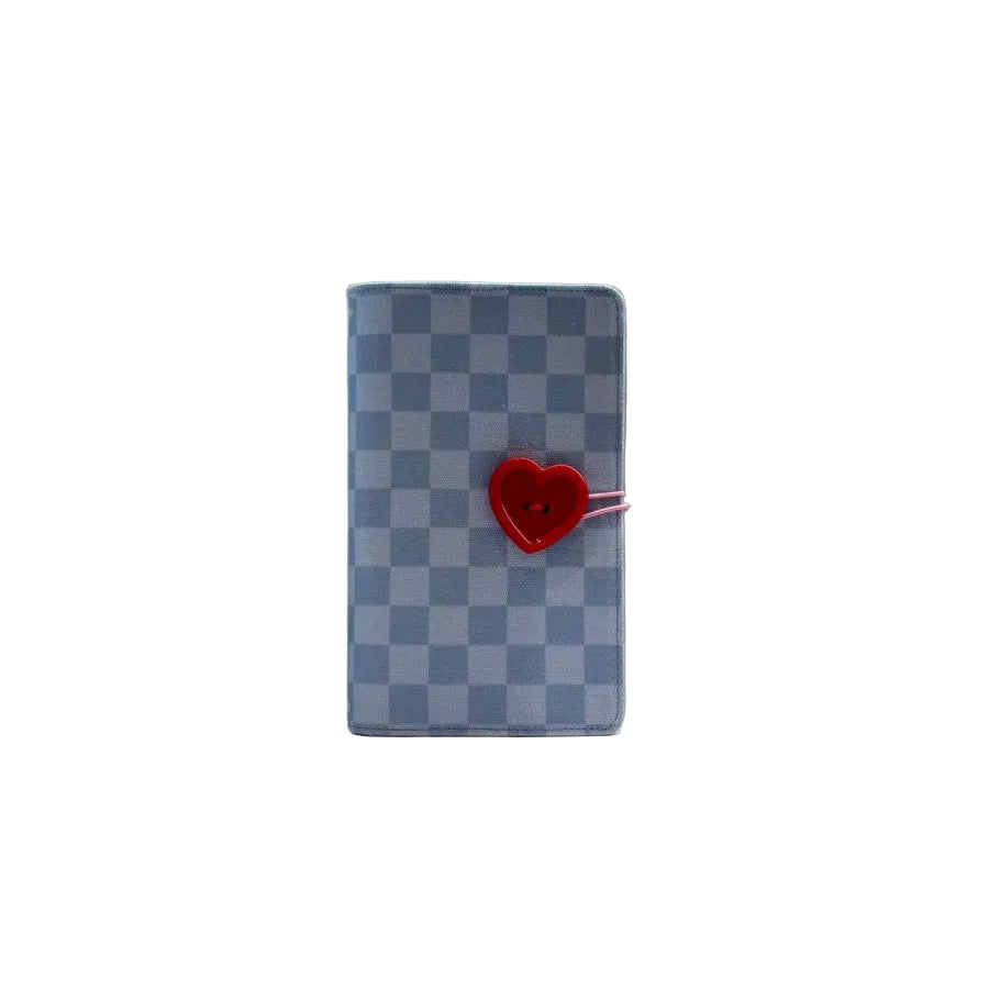 Big Button Series Heart Button Fabric-Cover Scrapbook (64 Sheets) Big Button Series Heart Button Fabric-Cover Scrapbook (64 Sheets)
