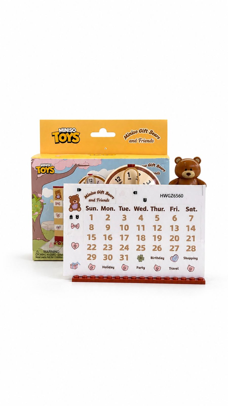 Gift Bear Collection Building Block Calendar Gift Bear Collection Building Block Calendar