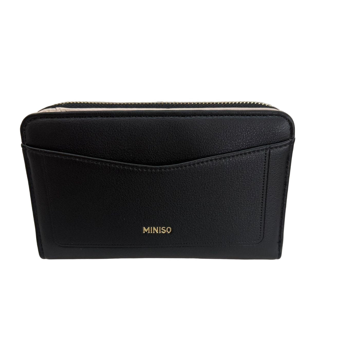 Envelope Design Zip-Around Women's Wallet(Black) Envelope Design Zip-Around Women's Wallet(Black)