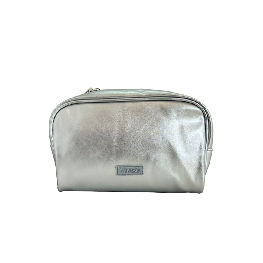 Fashion Style Cosmetic Bag with Handle(Silver)
