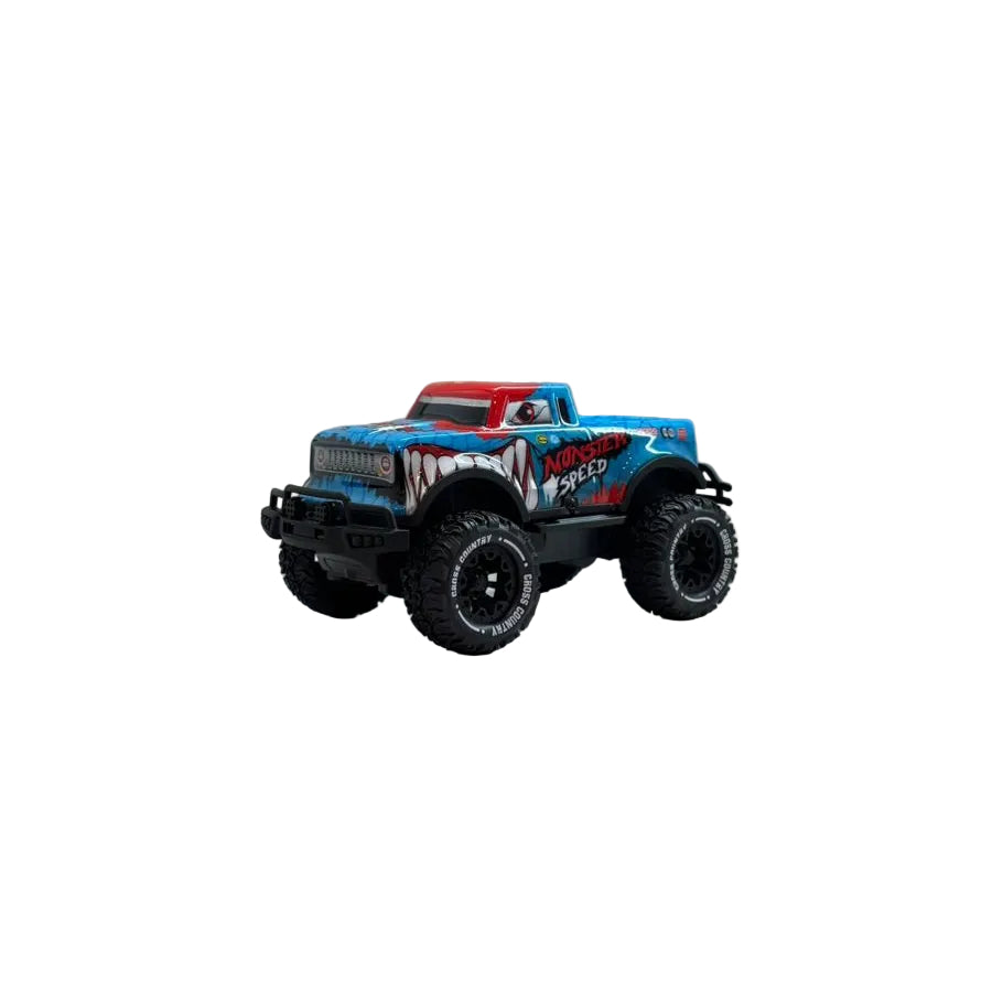 Remote-Control Graffiti Off-Road Vehicle(Blue, with Light) Remote-Control Graffiti Off-Road Vehicle(Blue, with Light)
