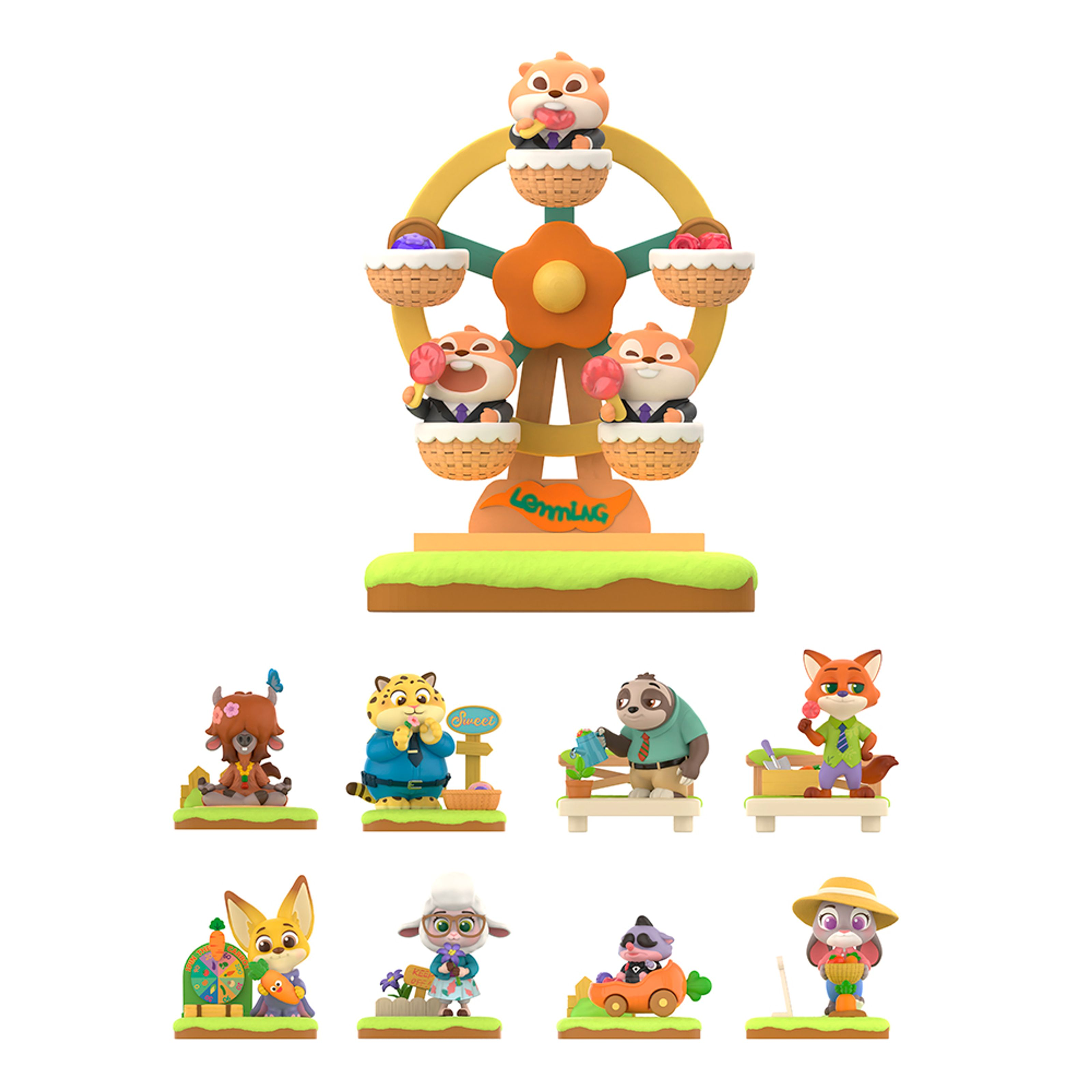 Disney Zootopia Autumn Garden Collection Figure Surprise Box Disney Zootopia Autumn Garden Collection Figure Surprise Box
