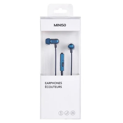 Metal In-ear Earphones Model：GE-12（Blue）