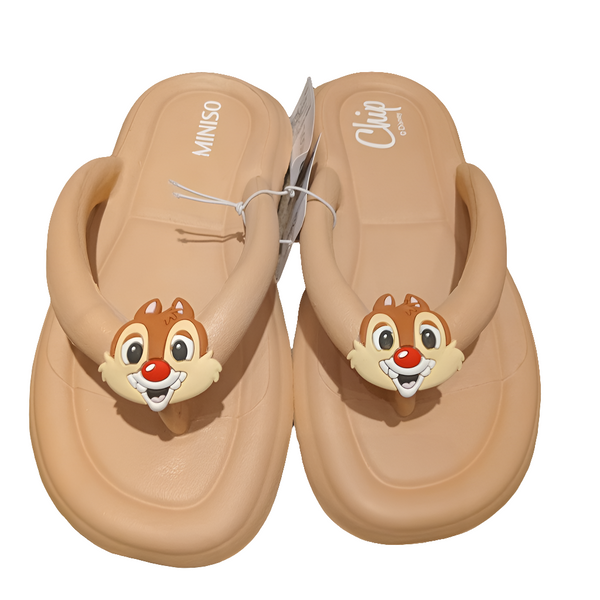 Disney Chip 'n' Dale Collection Women's Slippers(Chip,37-38)