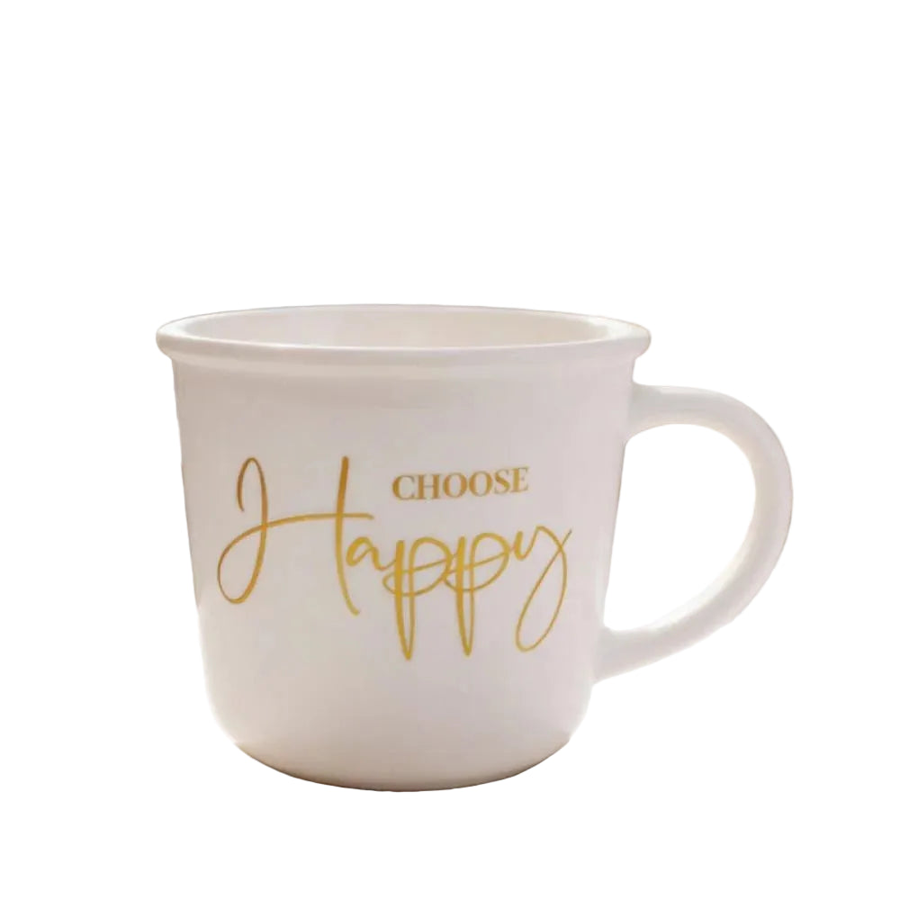 Colorful Series Ceramic Mug 310mL(White)