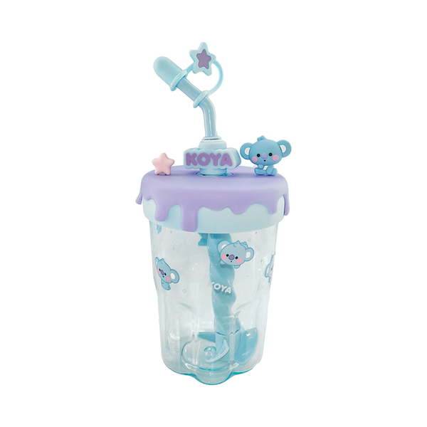 BT21 BABY Collection Plastic Bottle with Stir Straw 560mL (KOYA)