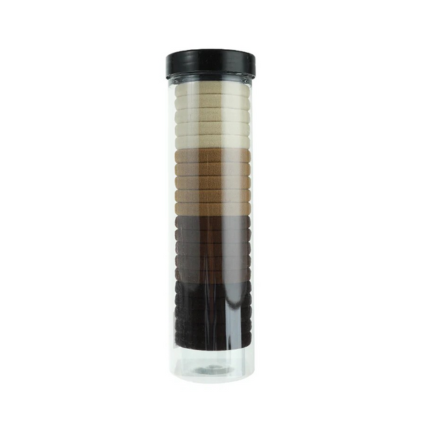 Colored Barrel Hair Ties (20 pcs)