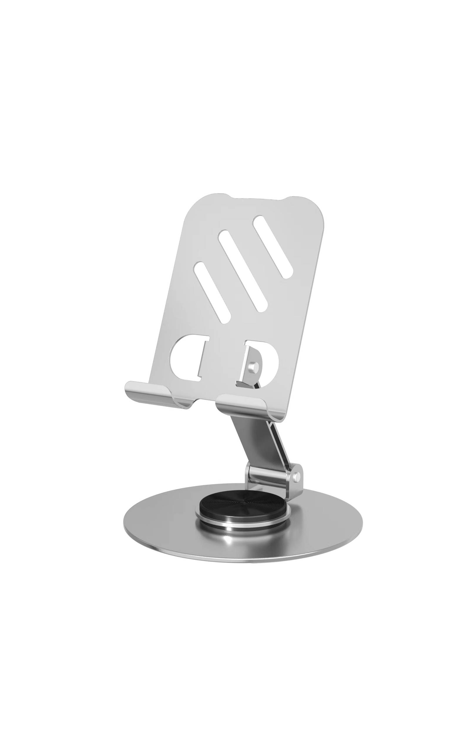 Metal Rotating Foldable Phone Holder(Silver) Metal Rotating Foldable Phone Holder(Silver)