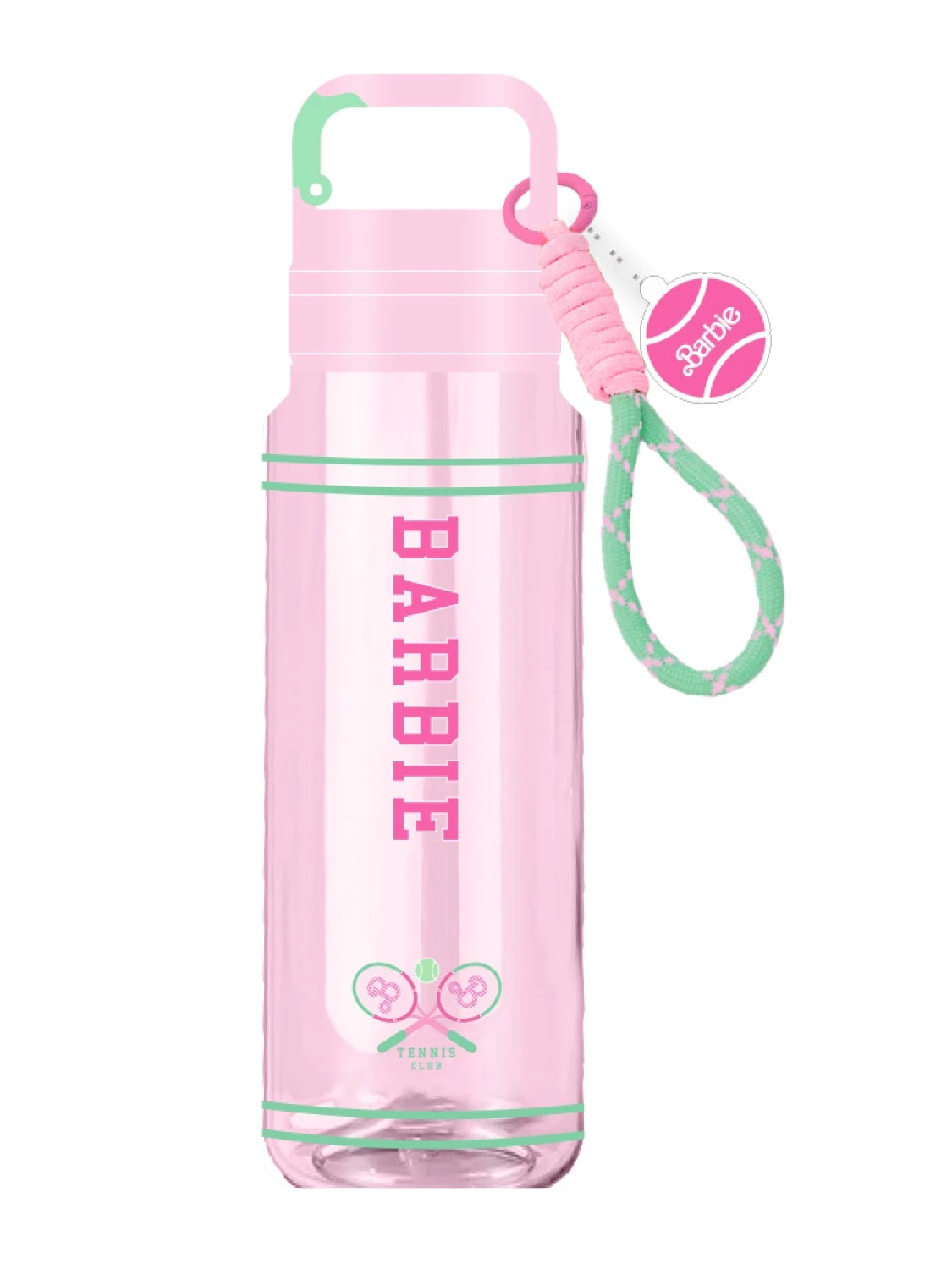 Barbie Collection Plastic Bottle with Pendant & Straw 850mL