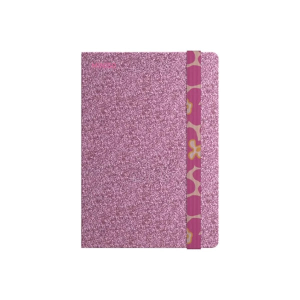 Glitter Series A5 PU Hardcover Book with Band (Pink) (80 Sheets) Glitter Series A5 PU Hardcover Book with Band (Pink) (80 Sheets)