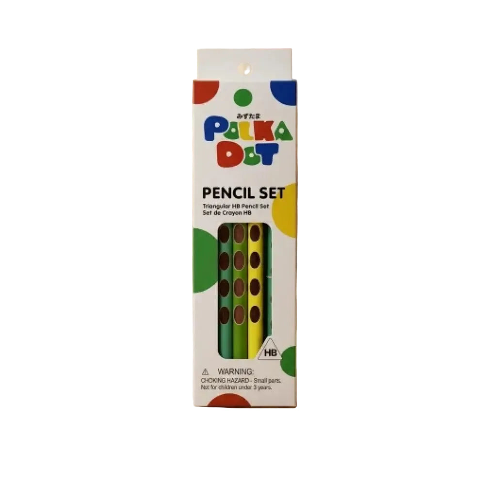 Polka Dot Series Triangular HB Pencil Set (12 Pack) Polka Dot Series Triangular HB Pencil Set (12 Pack)