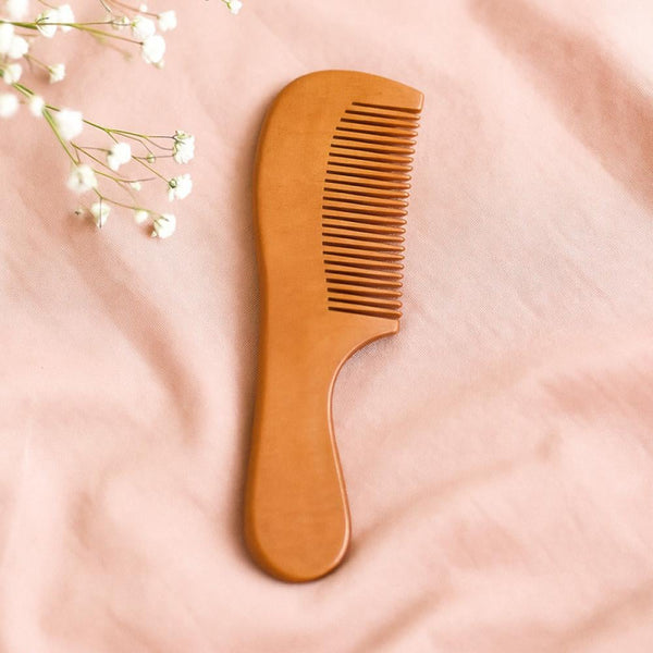 Harmony Series Fine Tooth Detangling Comb with Handle