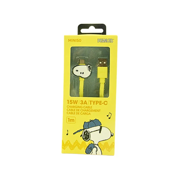 Snoopy Colorful Life Collection Type-C Charging Cable (Snoopy)