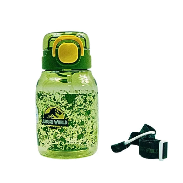 Jurassic World Kids＇ Tritan Bottle with Shoulder Strap (600mL)(Dark Green)