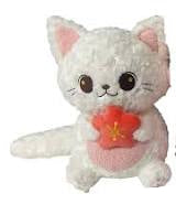 Desert Star Collection 16in. Plush Toy(White with Flower)