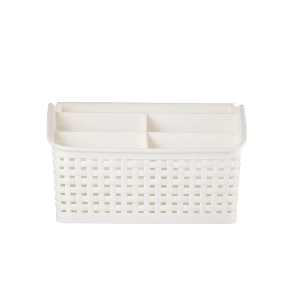 Hollow-Out Imitation Rattan 5 Compartment Organizer Hollow-Out Imitation Rattan 5 Compartment Organizer