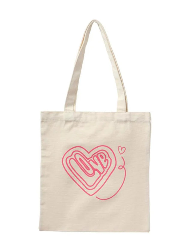 Solid Color Shopping Bag (White)