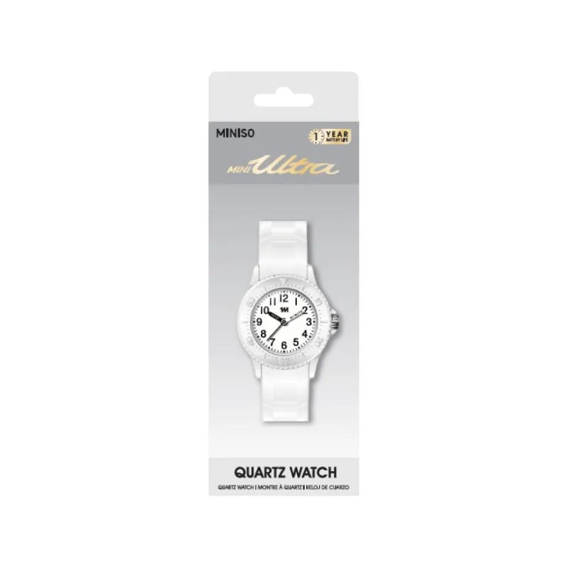 Mini Ultra Series Kids' Quartz Watch Model: EP-8091(White)