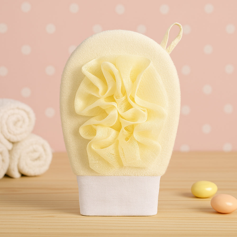 Harmony Series Double-Sided Cleansing Shower Mitten(Loofah & Cleansing Mesh)