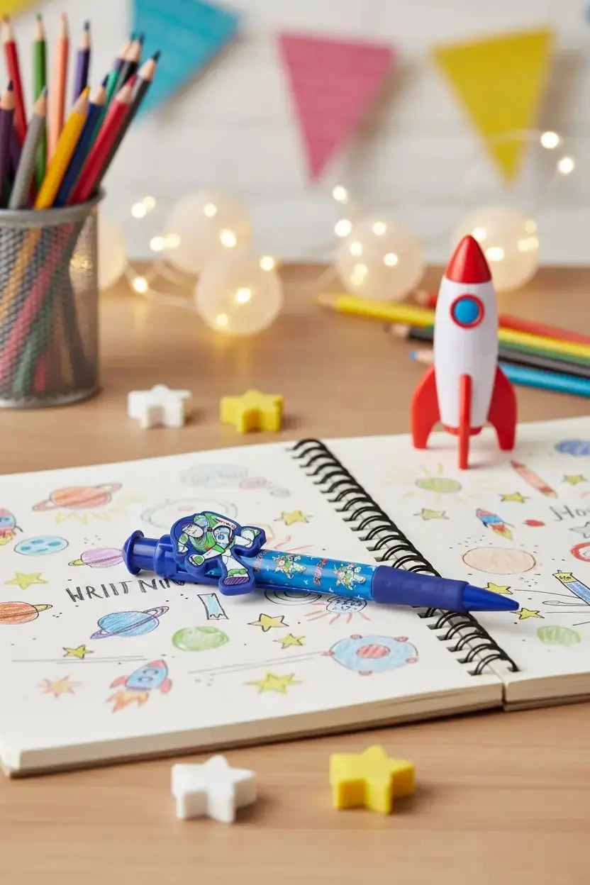 Disney Pixar Collection Big Character Ballpoint Pen (1.0mm, Blue) (Buzz Lightyear) Disney Pixar Collection Big Character Ballpoint Pen (1.0mm, Blue) (Buzz Lightyear)