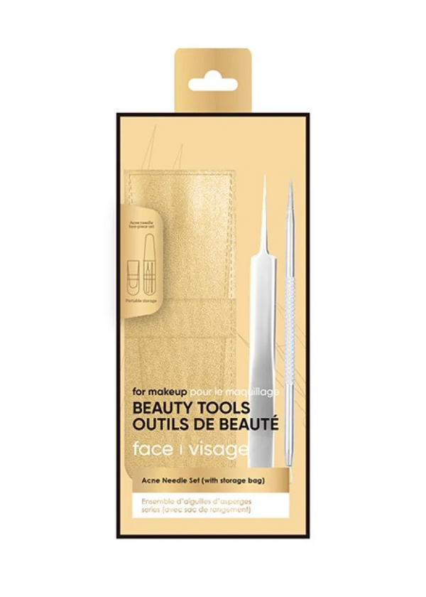 Black Gold Series Skin Cleaning Tools with Storage Bag (2 pcs)