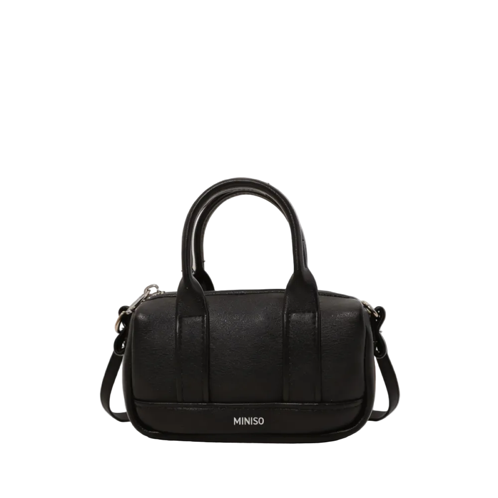 Mini Series Pillow-Shaped Crossbody Coin Bag(Black)