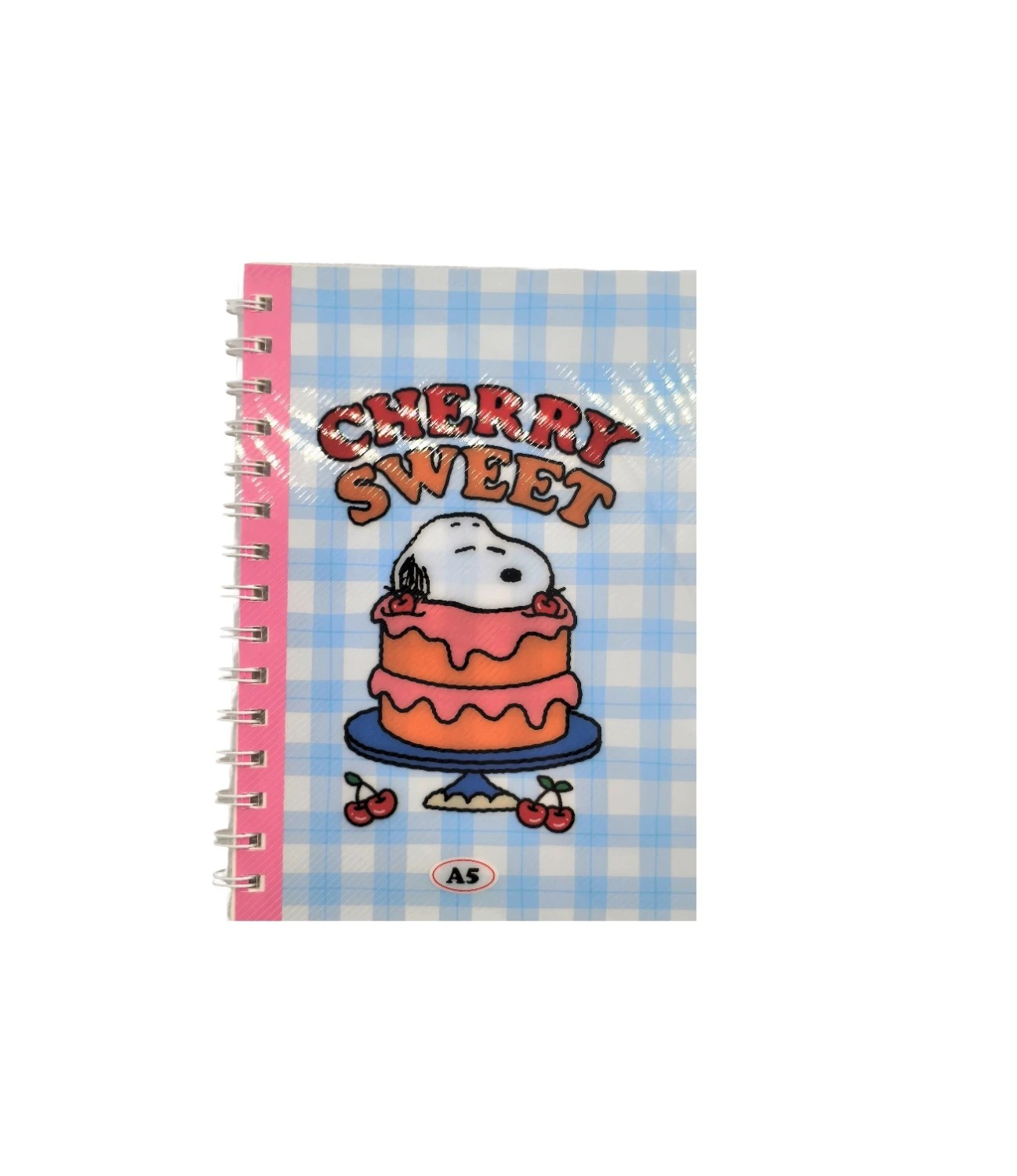 Snoopy Collection A5 PP Wire-bound Book (80 Sheets)