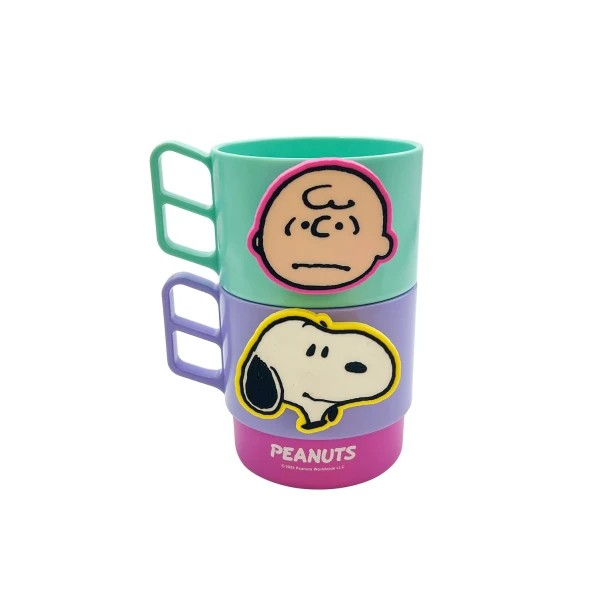 Snoopy Colorful Vintage Collection Stacking Cups 370mL