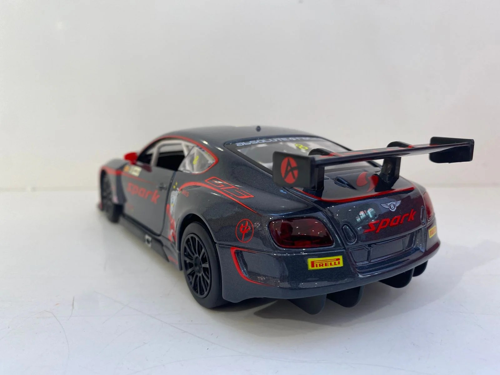 1:24 Sound & Light Alloy Car Model (Genuine License) - Bentley Continental GT3 (Black) 1:24 Sound & Light Alloy Car Model (Genuine License) - Bentley Continental GT3 (Black)