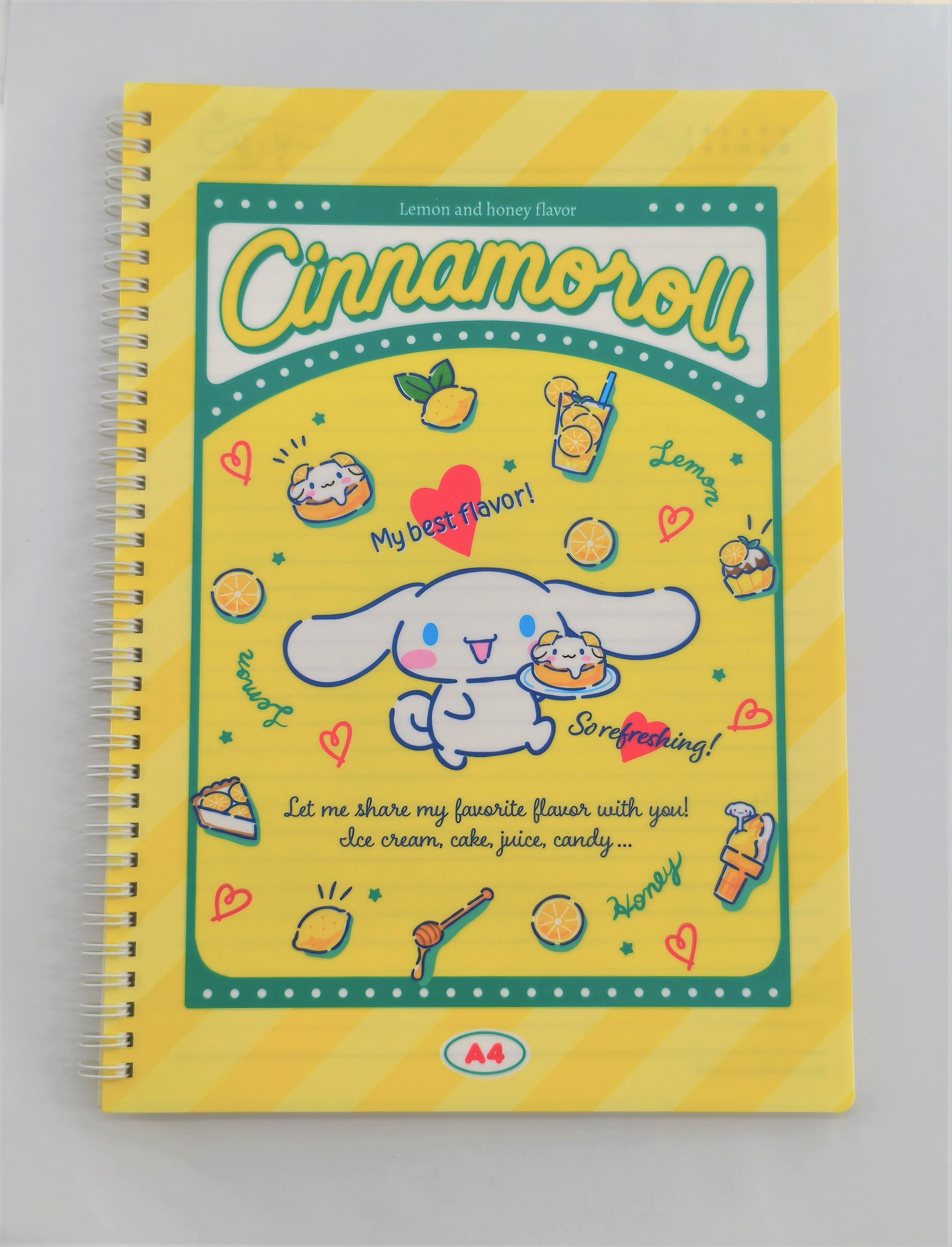 Cinnamoroll Retro Collection A4 PP Wire-bound Book (60 Sheets) Cinnamoroll Retro Collection A4 PP Wire-bound Book (60 Sheets)