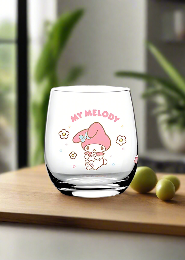 Sanrio characters Glass Cup (360mL)(My Melody)