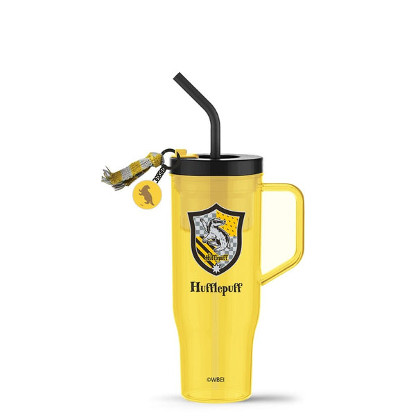 Harry Potter Plastic Tumbler with Straw (1250mL)(Hufflepuff)