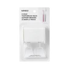 General-use 2-Hole Toothbrush Rack