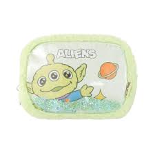 Disney Collection Fluffy Festival Glitter Cosmetic Bag(Alien)