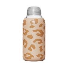 Colorful Glass Travel Water Bottle 500mL(Coffee Leopard Print) Colorful Glass Travel Water Bottle 500mL(Coffee Leopard Print)