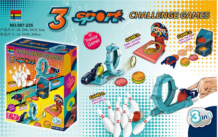 Sports Series 3-in-1 Game (Assorted Variants)